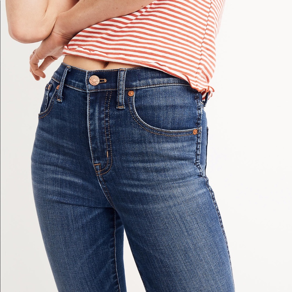 New Madewell Tall 10" High-Rise Skinny Jeans Danny - Picture 4 of 6